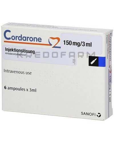 Кордарон ампули, розчин, таблетки ● Cordarone