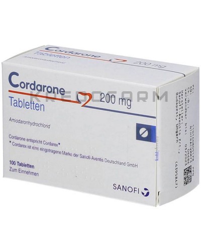 Кордарон ампули, розчин, таблетки ● Cordarone