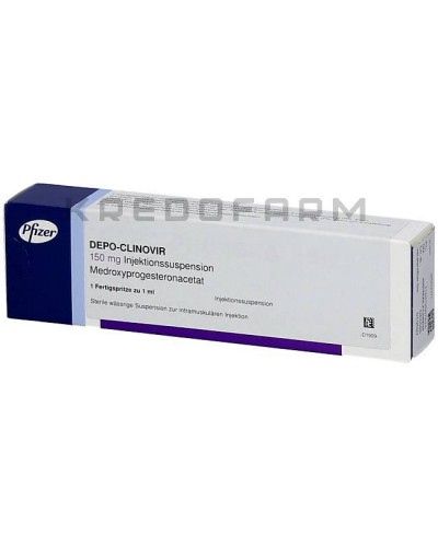 Депо Кліновір суспензія, флакон, шприци ● Depo Clinovir