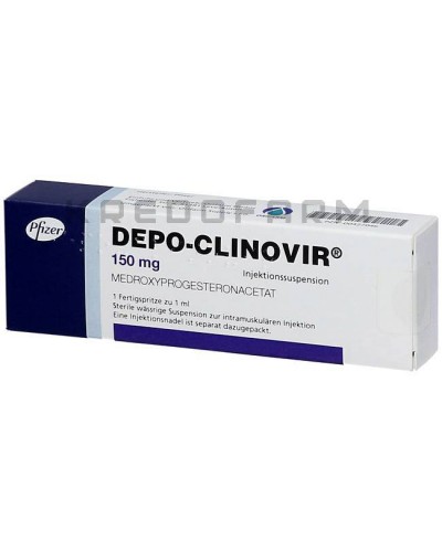 Депо Кліновір суспензія, флакон, шприци ● Depo Clinovir