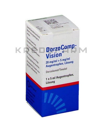 Дорзокомп краплі, піпетки ● Dorzocomp