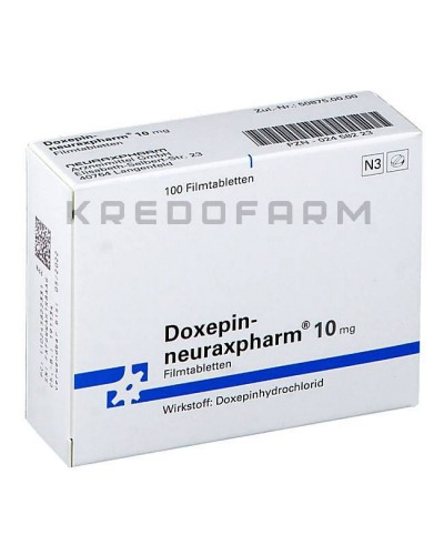 Доксепін розчин, таблетки ● Doxepin