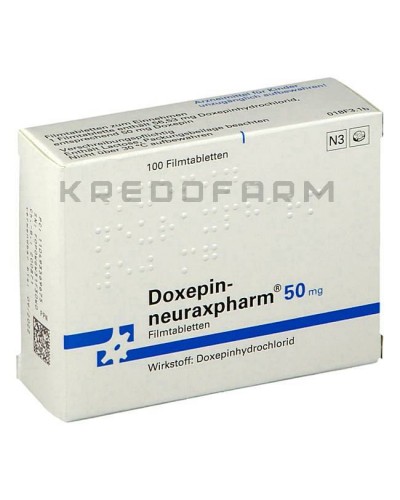 Доксепін розчин, таблетки ● Doxepin