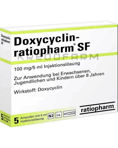 Доксициклин капсулы, раствор, таблетки ● Doxycyclin