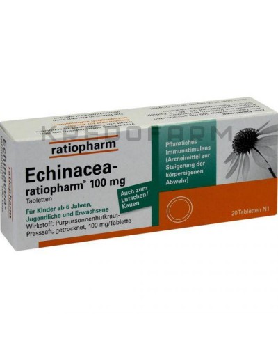 Эхинацея раствор, таблетки ● Echinacea