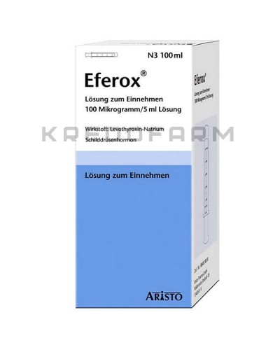 Эферокс раствор, таблетки ● Eferox