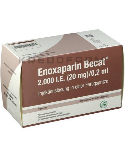 Эноксапарин раствор ● Enoxaparin