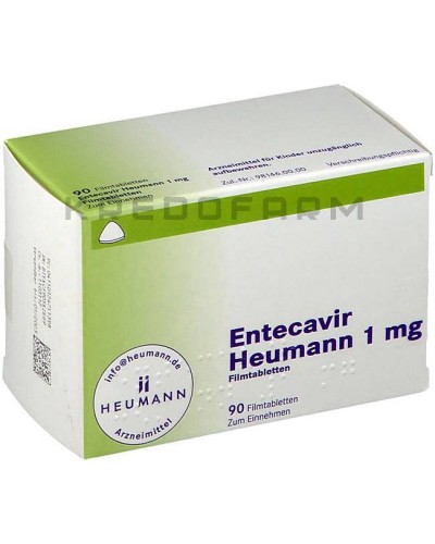 Ентекавір таблетки ● Entecavir