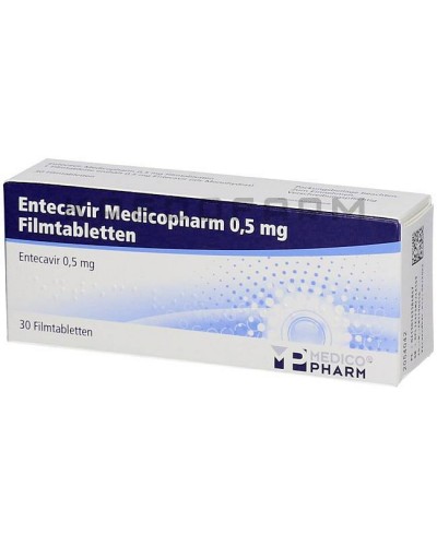 Ентекавір таблетки ● Entecavir