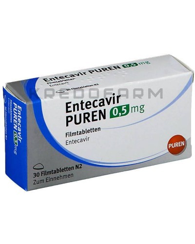 Ентекавір таблетки ● Entecavir