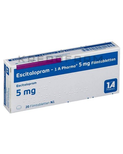 Эсциталопрам капли, таблетки ● Escitalopram