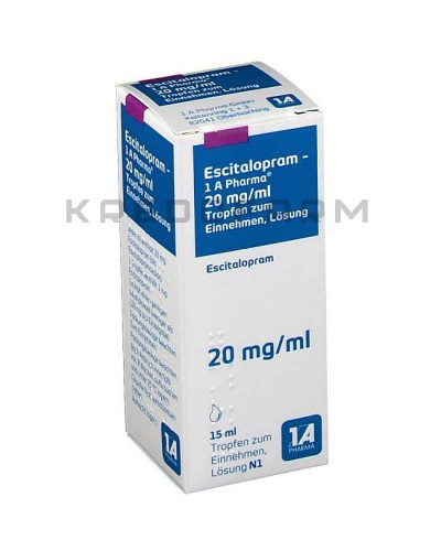 Эсциталопрам капли, таблетки ● Escitalopram