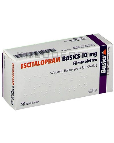 Эсциталопрам капли, таблетки ● Escitalopram