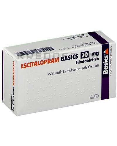 Эсциталопрам капли, таблетки ● Escitalopram