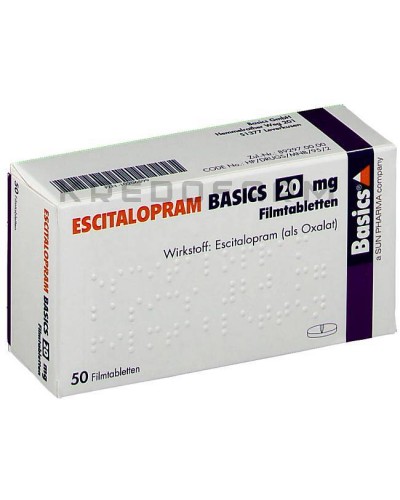 Эсциталопрам капли, таблетки ● Escitalopram