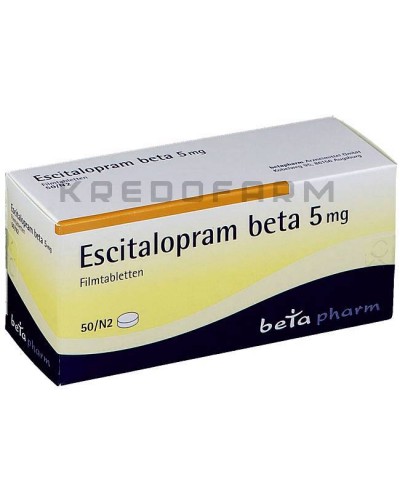 Эсциталопрам капли, таблетки ● Escitalopram