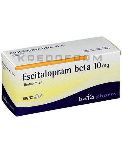 Эсциталопрам капли, таблетки ● Escitalopram