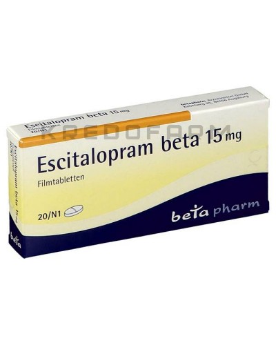 Эсциталопрам капли, таблетки ● Escitalopram