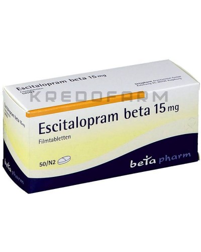 Эсциталопрам капли, таблетки ● Escitalopram