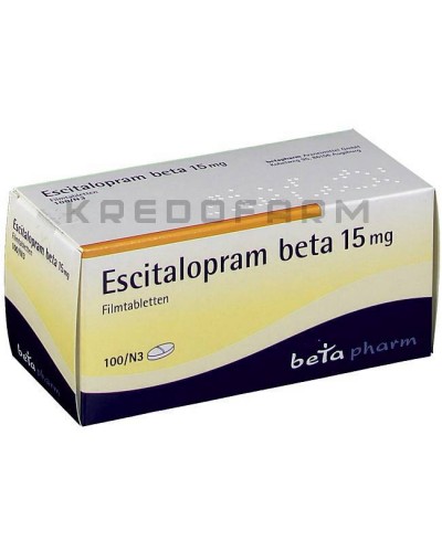 Эсциталопрам капли, таблетки ● Escitalopram