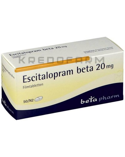 Эсциталопрам капли, таблетки ● Escitalopram