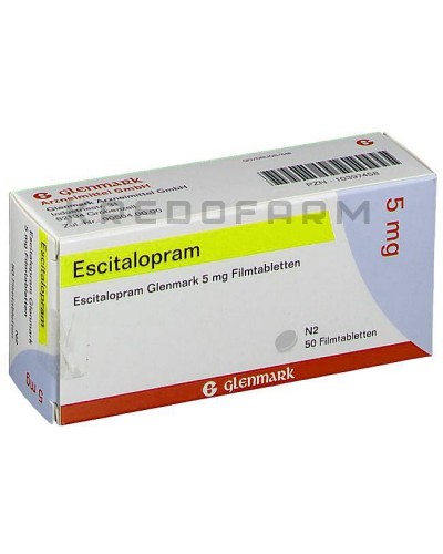 Эсциталопрам капли, таблетки ● Escitalopram