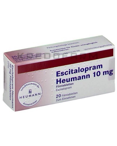 Эсциталопрам капли, таблетки ● Escitalopram