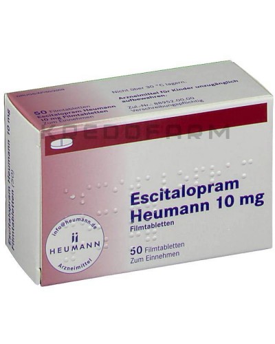 Эсциталопрам капли, таблетки ● Escitalopram