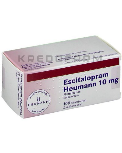 Эсциталопрам капли, таблетки ● Escitalopram