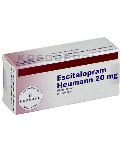 Эсциталопрам капли, таблетки ● Escitalopram