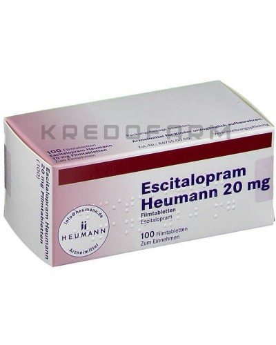 Эсциталопрам капли, таблетки ● Escitalopram