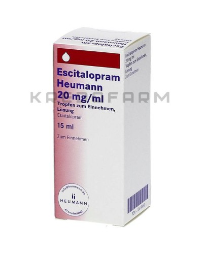 Эсциталопрам капли, таблетки ● Escitalopram