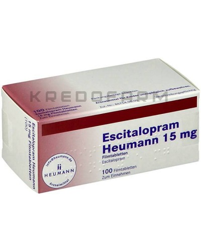 Эсциталопрам капли, таблетки ● Escitalopram