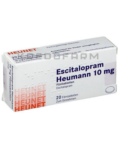 Эсциталопрам капли, таблетки ● Escitalopram