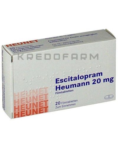 Эсциталопрам капли, таблетки ● Escitalopram