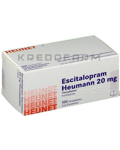 Эсциталопрам капли, таблетки ● Escitalopram