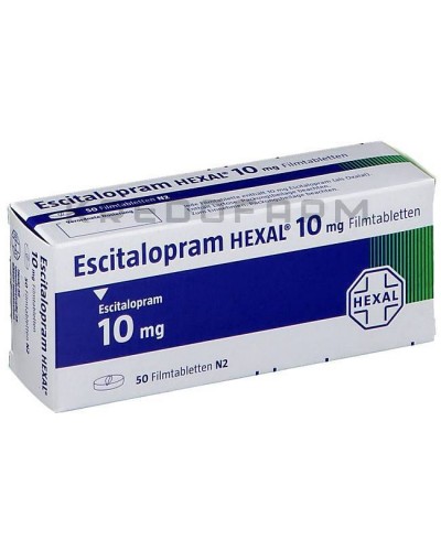 Эсциталопрам капли, таблетки ● Escitalopram