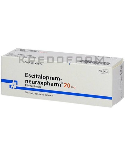 Эсциталопрам капли, таблетки ● Escitalopram