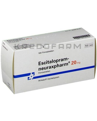 Эсциталопрам капли, таблетки ● Escitalopram