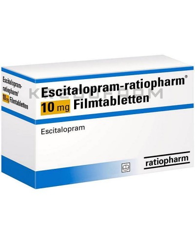 Эсциталопрам капли, таблетки ● Escitalopram