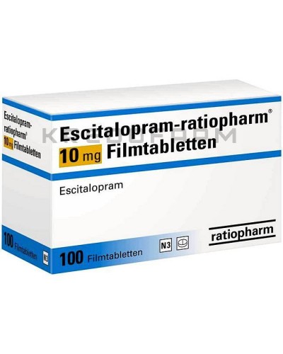 Эсциталопрам капли, таблетки ● Escitalopram