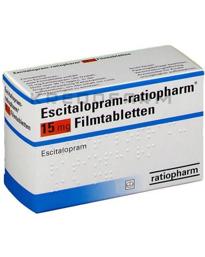 Эсциталопрам капли, таблетки ● Escitalopram