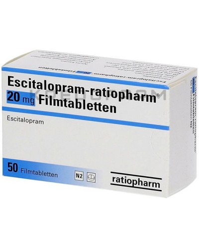 Эсциталопрам капли, таблетки ● Escitalopram