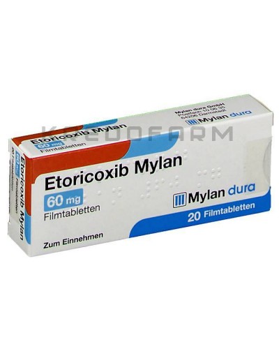 Еторикоксиб таблетки ● Etoricoxib