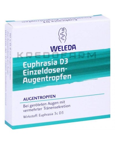 Эуфразия ампулы, глазные капли, глобули, жидкость, раствор, таблетки ● Euphrasia