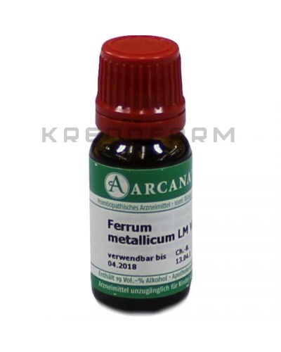 Феррум Металликум ампулы, глобули, раствор, таблетки, тритурация ● Ferrum Metallicum