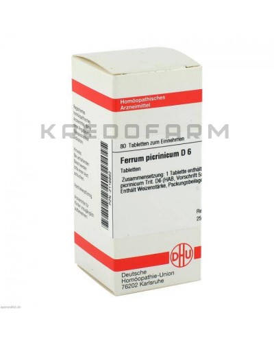 Феррум Пикриникум глобули, раствор, таблетки ● Ferrum Picrinicum