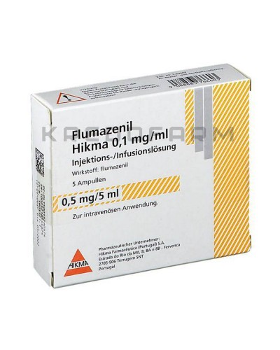 Флумазенил ампулы, раствор ● Flumazenil