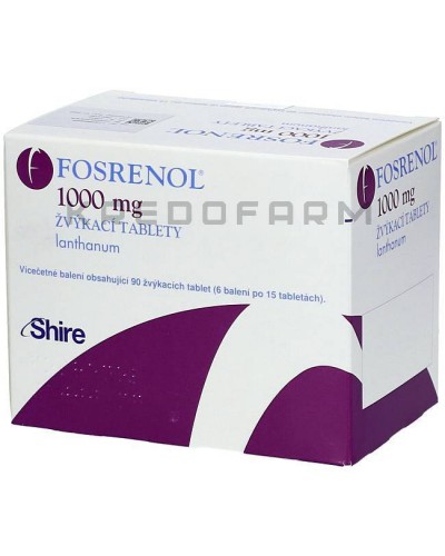 Фосренол саше, таблетки ● Fosrenol