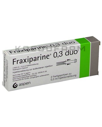 Фраксипарин раствор ● Fraxiparine